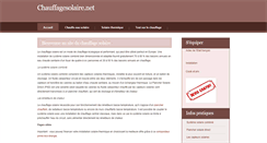 Desktop Screenshot of chauffagesolaire.net